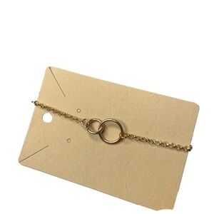 Gold rings bracelet